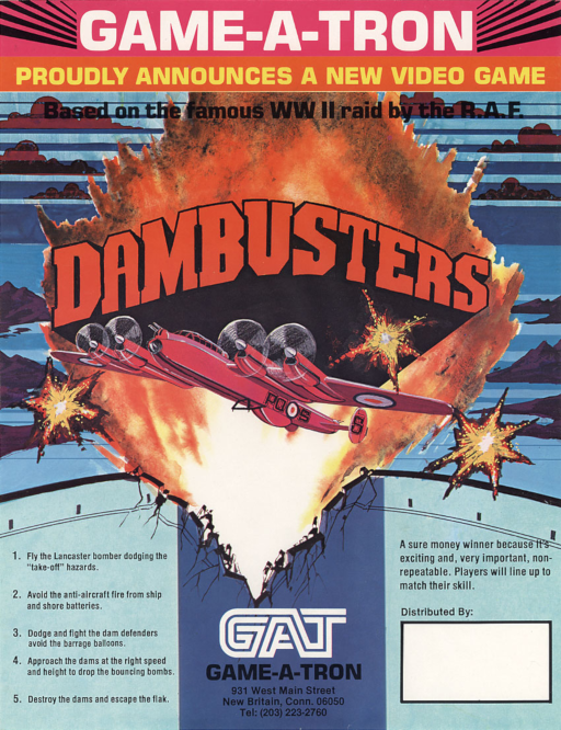 Dambusters (US, set 1) Arcade Game Cover